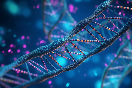 结构工程DNA生命工程旋转插画