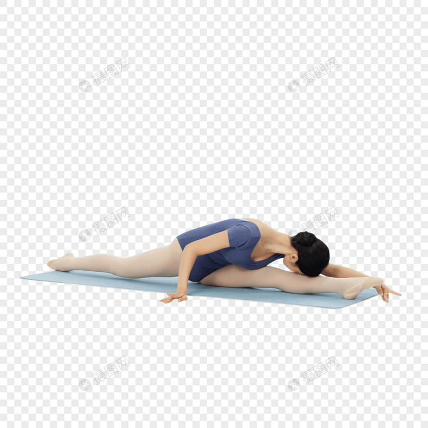 舞蹈体操形体老师压腿图片