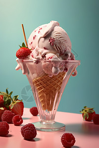 夏日冰淇淋冷饮高清图片素材