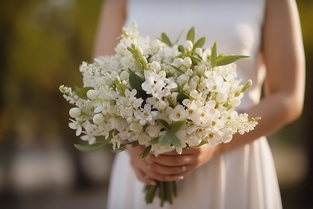 新娘手捧花婚礼花束花朵图片