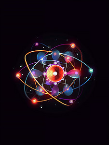 量子科技海报量子技术背景图片