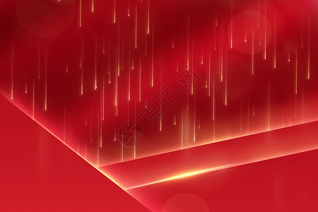 红色光效背景背景图片