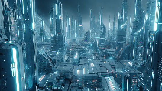 未来的超级城市图片