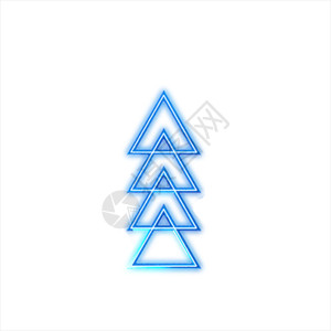 埃及金字塔3D立体C4D蓝色向上gif动图高清图片