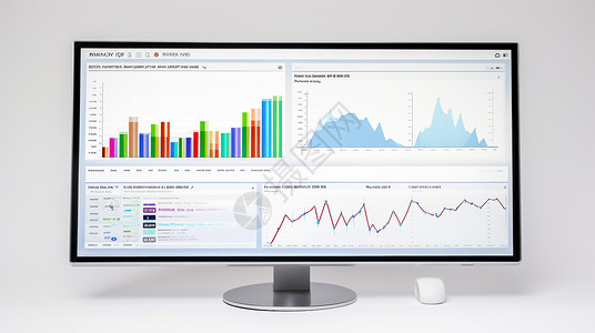 金融数据图标统计图片