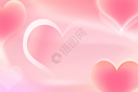 贴爱心的素材粉色浪漫爱心背景设计图片