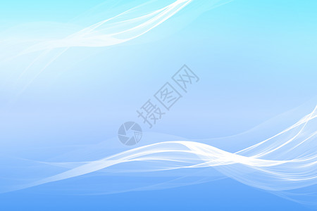 简约大气科技背景大气蓝色曲线简约商务背景设计图片