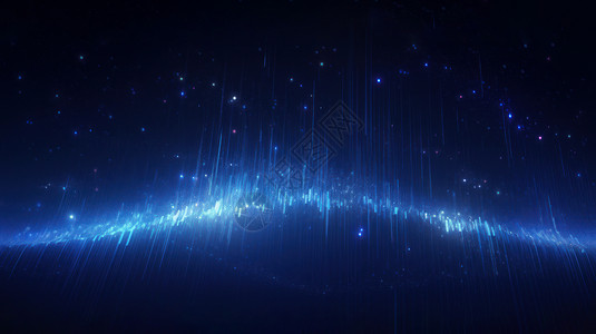 抽象粒子科技感蓝色卡通背景背景图片