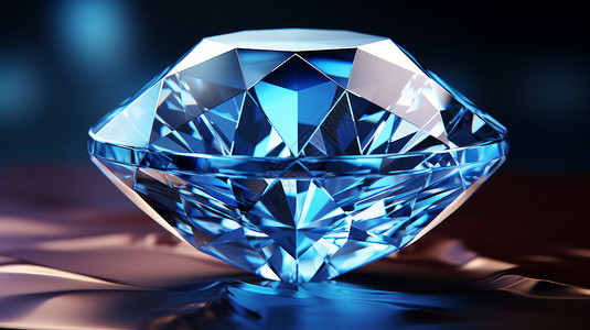 奢侈品保养奢华漂亮的大颗水晶钻石插画