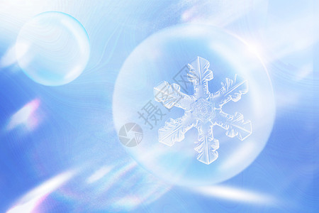 小雪素材冬季雪花创意背景设计图片