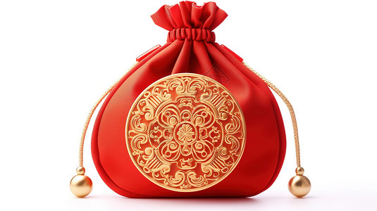 春节新年福袋背景图片