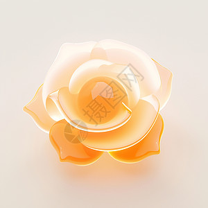 立体漂亮的卡通玫瑰花香皂背景图片