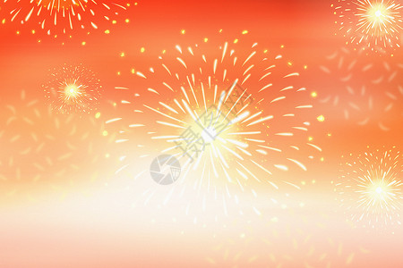 烟火新年弥散风通用烟花背景设计图片