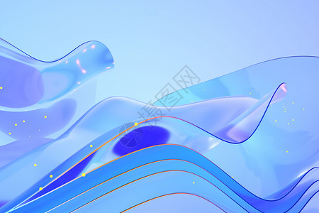玻璃吸管立体抽象背景设计图片