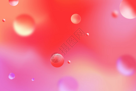 抽象素材红色红色弥散渐变球体背景设计图片