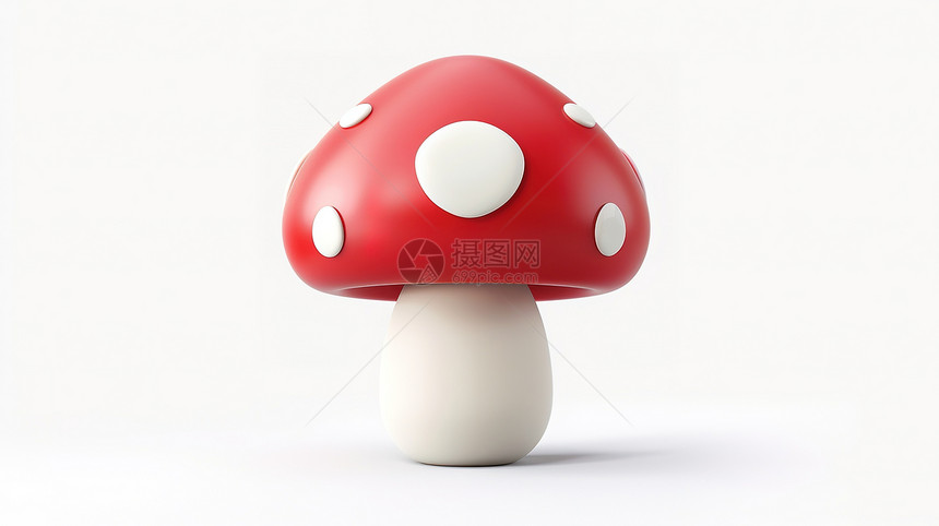 蘑菇3D图标图片