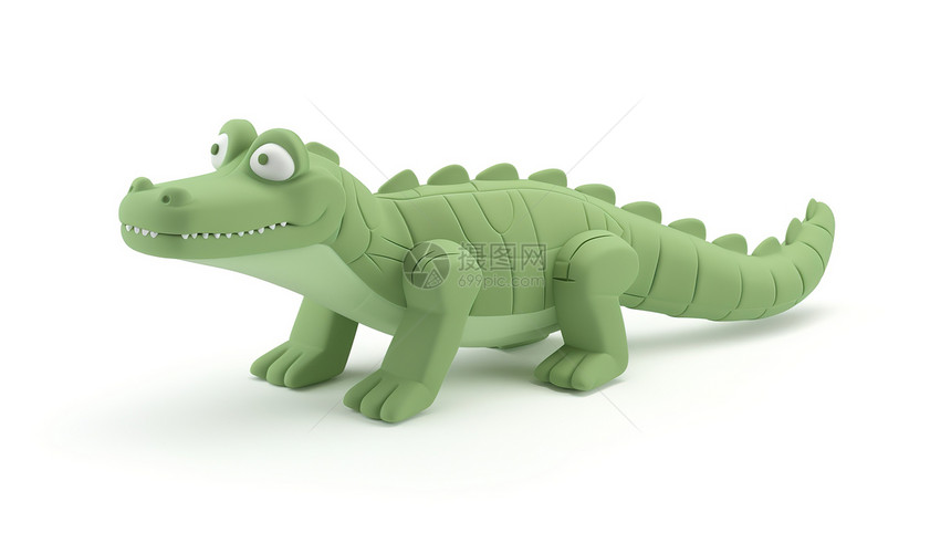 鳄鱼3D图标图片