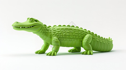 鳄鱼立体3D图标高清图片