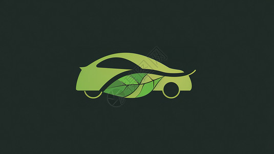 新能源汽车图标背景图片