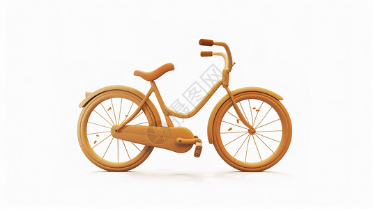 自行车3D图标背景图片