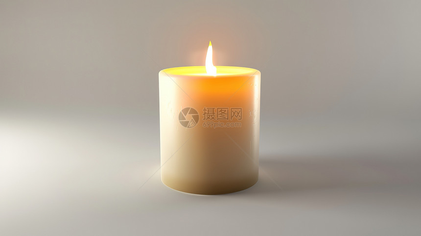 蜡烛3D图片