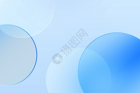 清新商务背景蓝色玻璃质感背景设计图片
