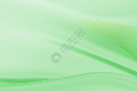 振动波清新绿色流体背景设计图片