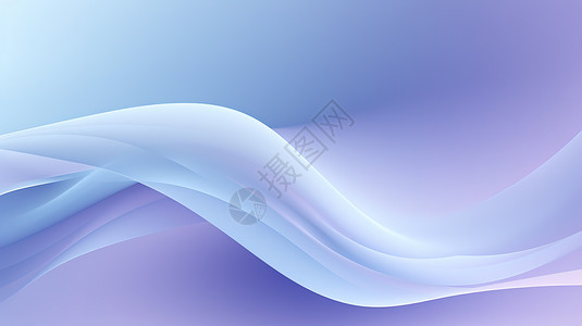 蓝紫色平滑线条商务背景背景图片