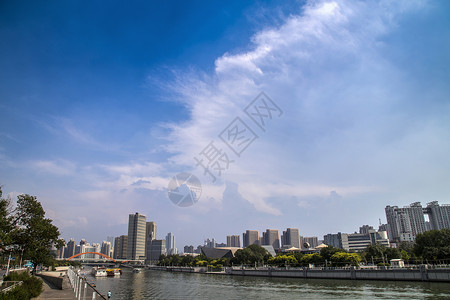 天津城市背景图片