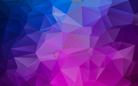 紫色立体箭头绚丽几何背景背景