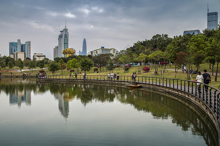 深圳的公园背景图片