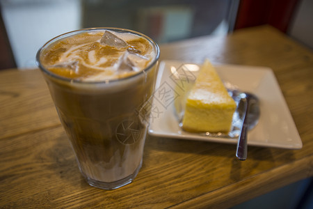 冰咖啡甜点休闲冰杯高清图片