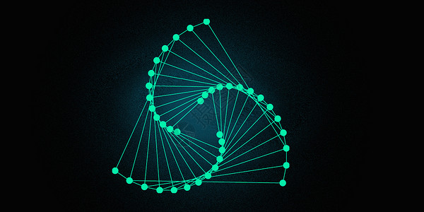 科技背景抽象荧光绿高清图片