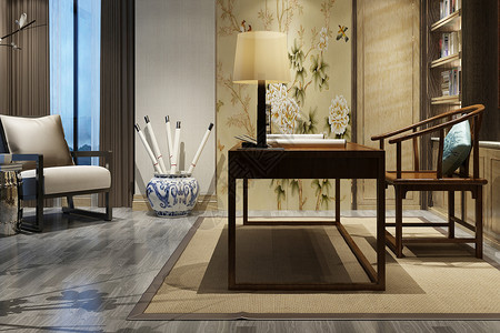 新中式家具生活体验馆高清图片