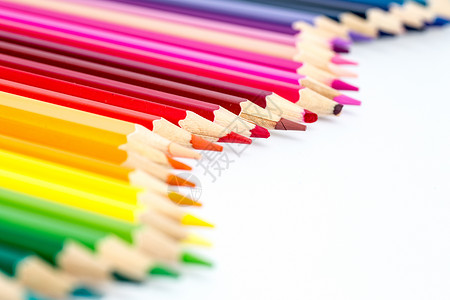 紫色渐变色箭头教育设计铅笔渐变色虚焦平铺创意拍摄背景