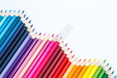 紫色渐变色箭头教育设计铅笔渐变色平铺创意拍摄背景