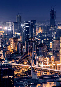 夜景 重庆背景图片