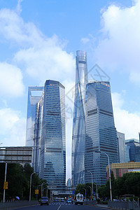 高楼林立的上海金融中心图片