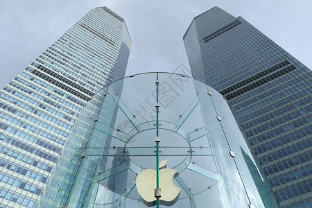 城市通信科技苹果手机体验中心背景