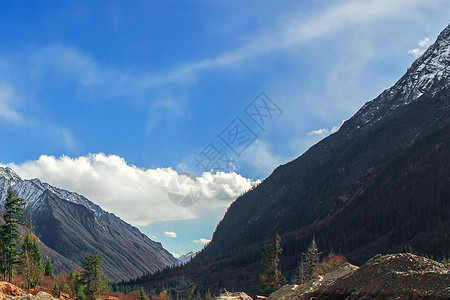 寂静山谷山谷枯山水寂静背景