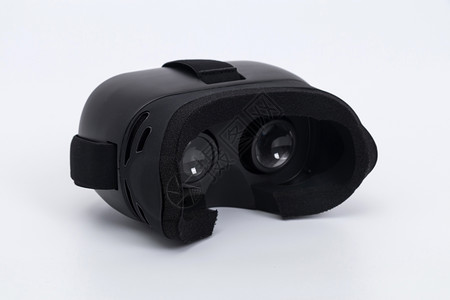 混合现实拍摄黑色VR眼镜多角度拍摄背景