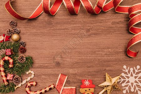 麋鹿设计素材圣诞节可爱喜庆背景底图背景