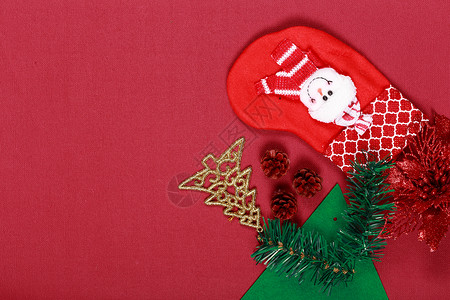 圣诞树礼杖装饰圣诞节红喜装扮饰品背景背景