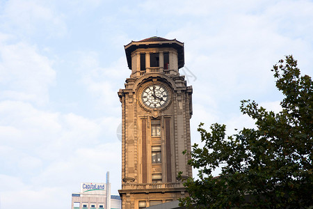城市建筑年代钟楼图片