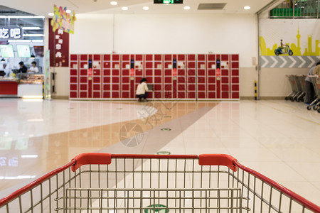 商场超市购物场景背景图片