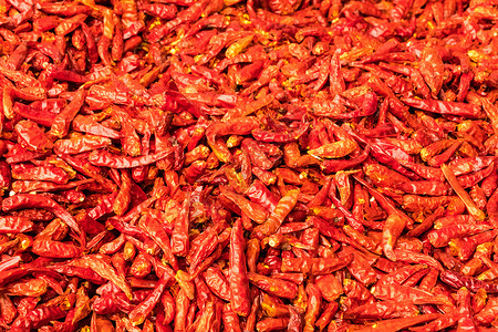 红色辣椒调味元素组合高清图片