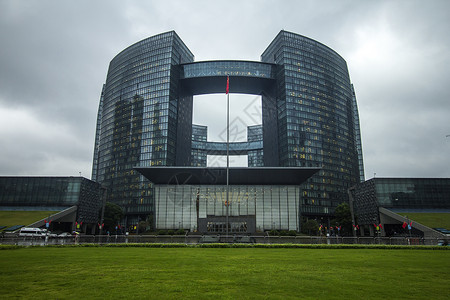杭州政府大楼背景图片