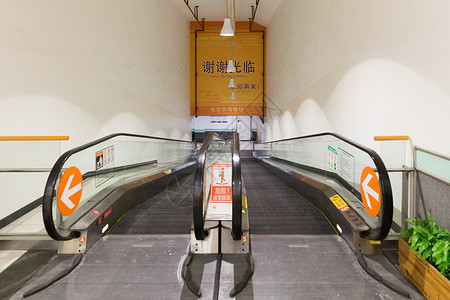 城市超市设施电梯展示高清图片