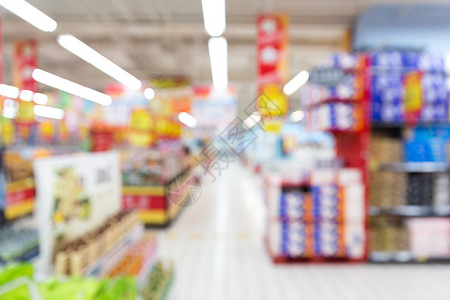 超市货架场景虚化高清图片