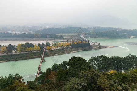 都江堰水利工程背景图片